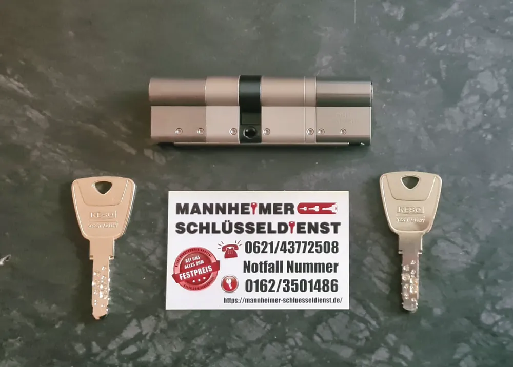 KESO 8000 Omega Schließzylinder KESO 8000 Omega Schließzylinder mit zwei Schlüsseln – in allen Größen bestellbar