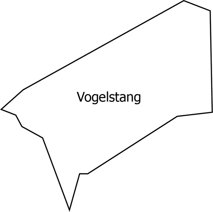 Schlüsseldienst in Mannheim-Vogelstang Umriss des Mannheimer Stadtteils Vogelstang
