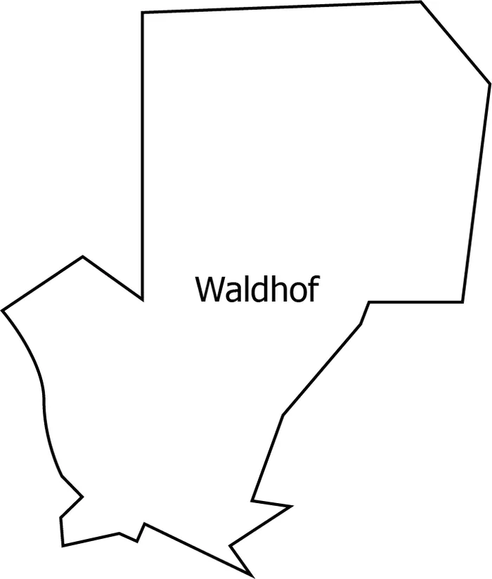 Schlüsseldienst in Mannheim-Waldhof Umriss des Mannheimer Stadtteils Waldhof