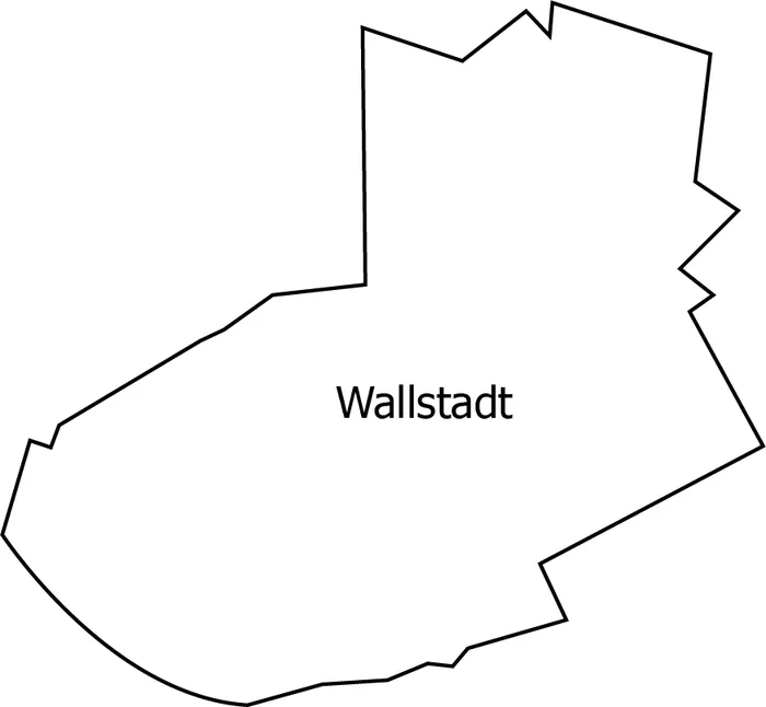 Schlüsseldienst in Mannheim-Wallstadt Umriss des Mannheimer Stadtteils Wallstadt